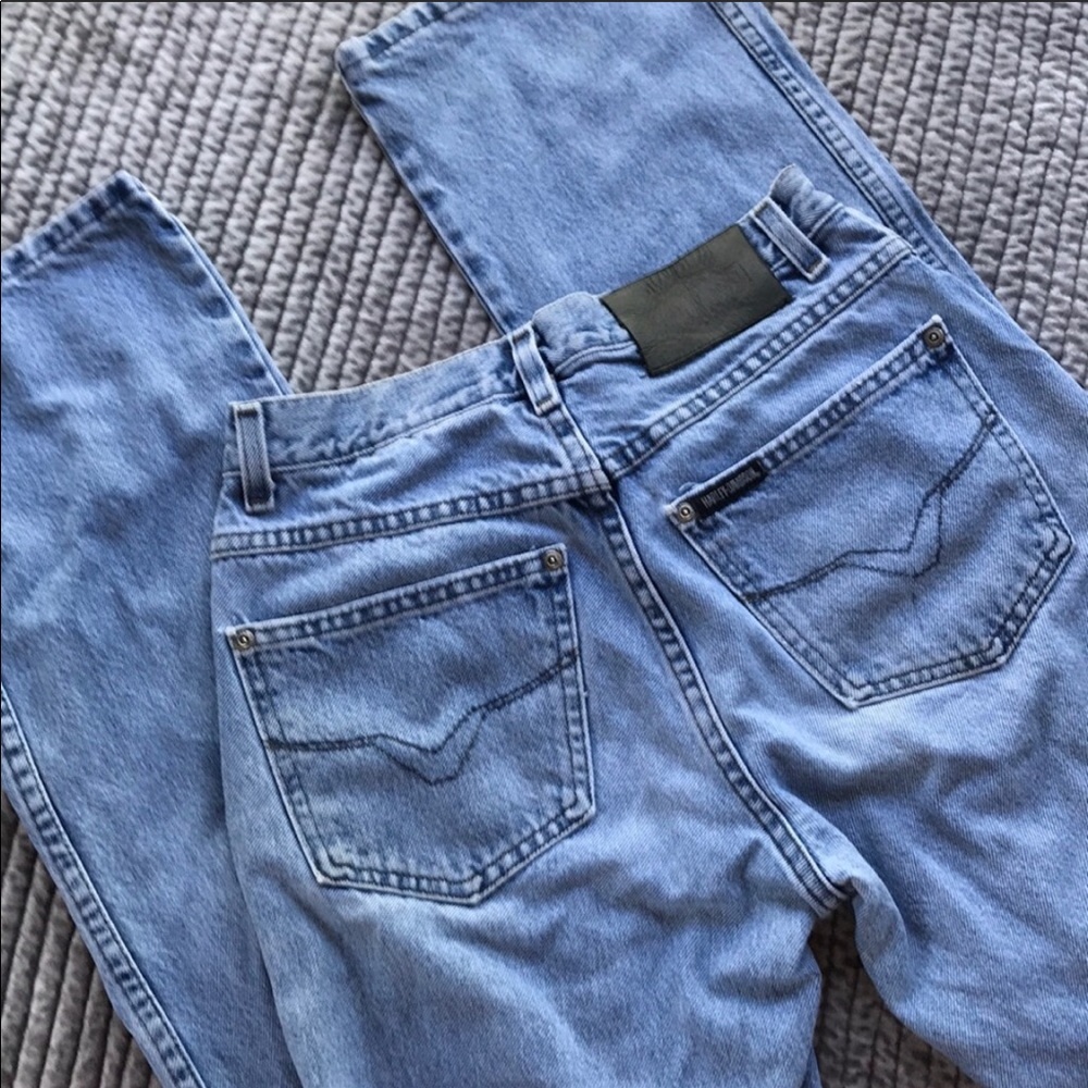 Vintage Harley Davidson High Waisted Jeans
